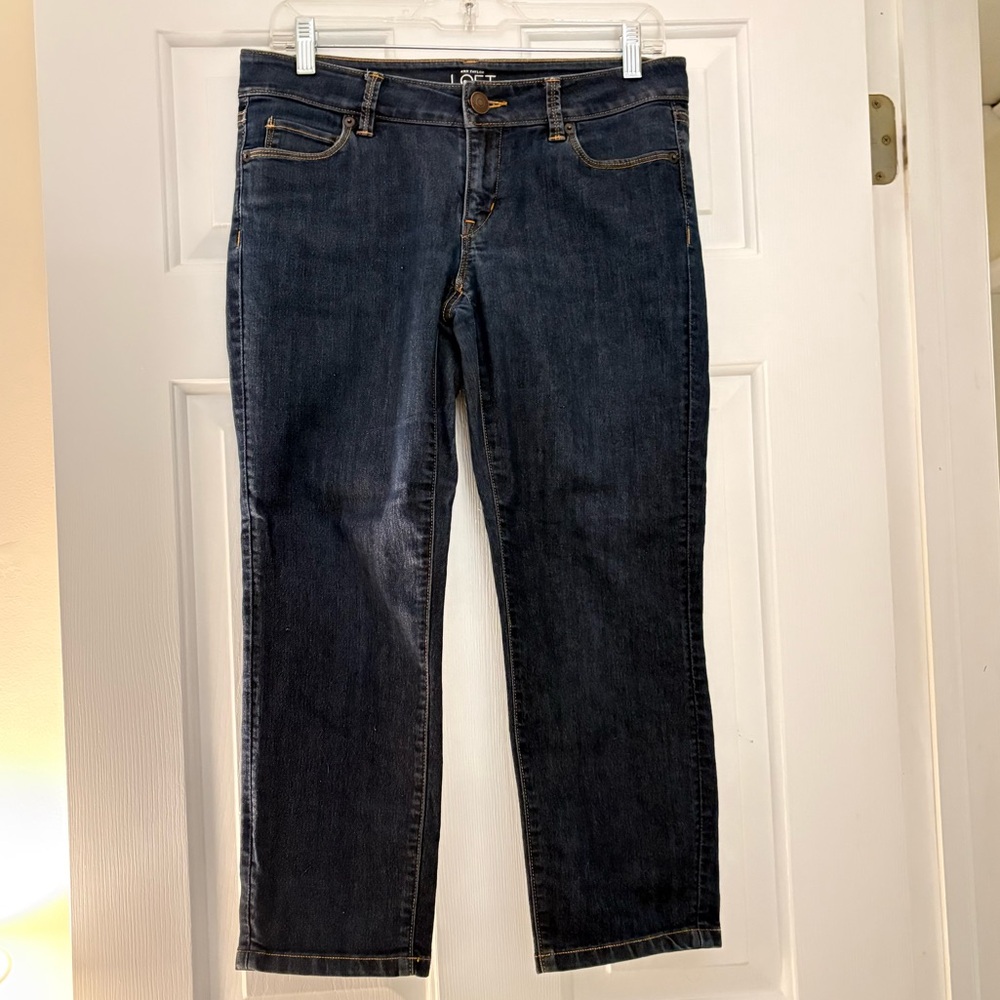 Loft Dark Blue modern crop Jeans
